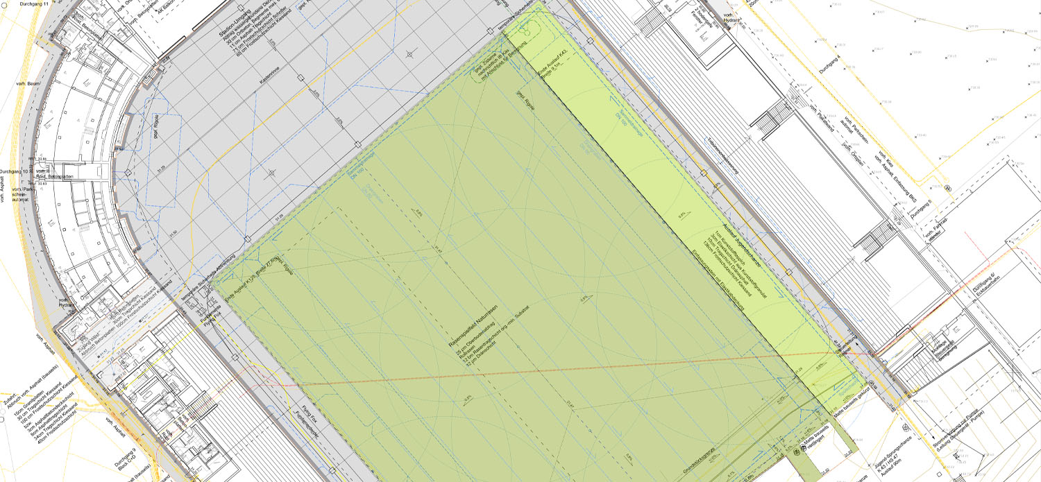 Sanierung der Freianlagen im Olympiastadion Garmisch Partenkirchen Plan 2